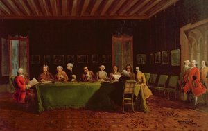 外交官会議 作： Francesco Guardi